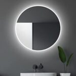 Espejo de baño LED redondo 60 cm con iluminación – Talos