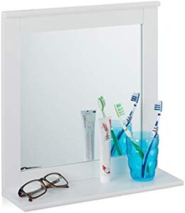 Espejo de Pared con balda para baño, moderno y funcional