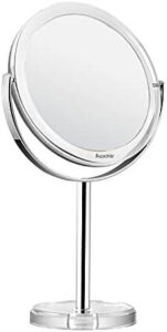 Espejo de maquillaje giratorio 360° con aumento 10X
